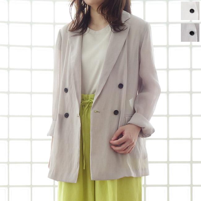 SALE [30%OFF] Dignite collier (ディニテコリエ) Wジャケット 強撚 