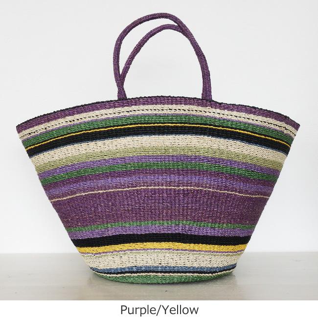 VIOLAd'ORO (ヴィオラドーロ) トート かご バッグ アバカ マルチ