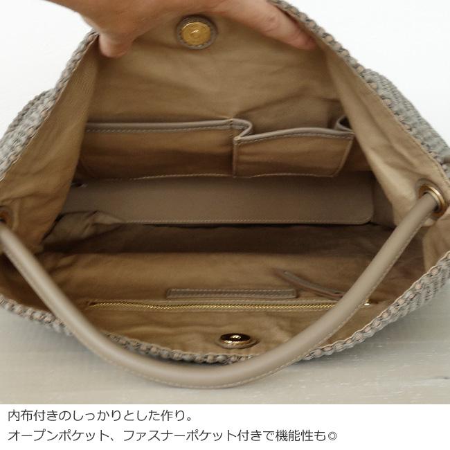 VIOLAd'ORO (ヴィオラドーロ) トートバッグ イタリアンラフィアシート