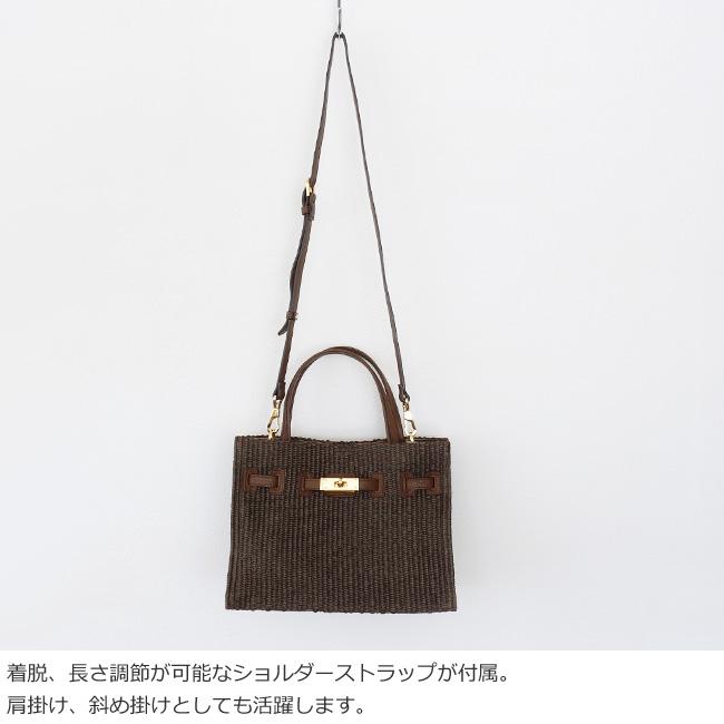VIOLAd'ORO (ヴィオラドーロ) トートバッグ 2WAY イタリアンラフィア