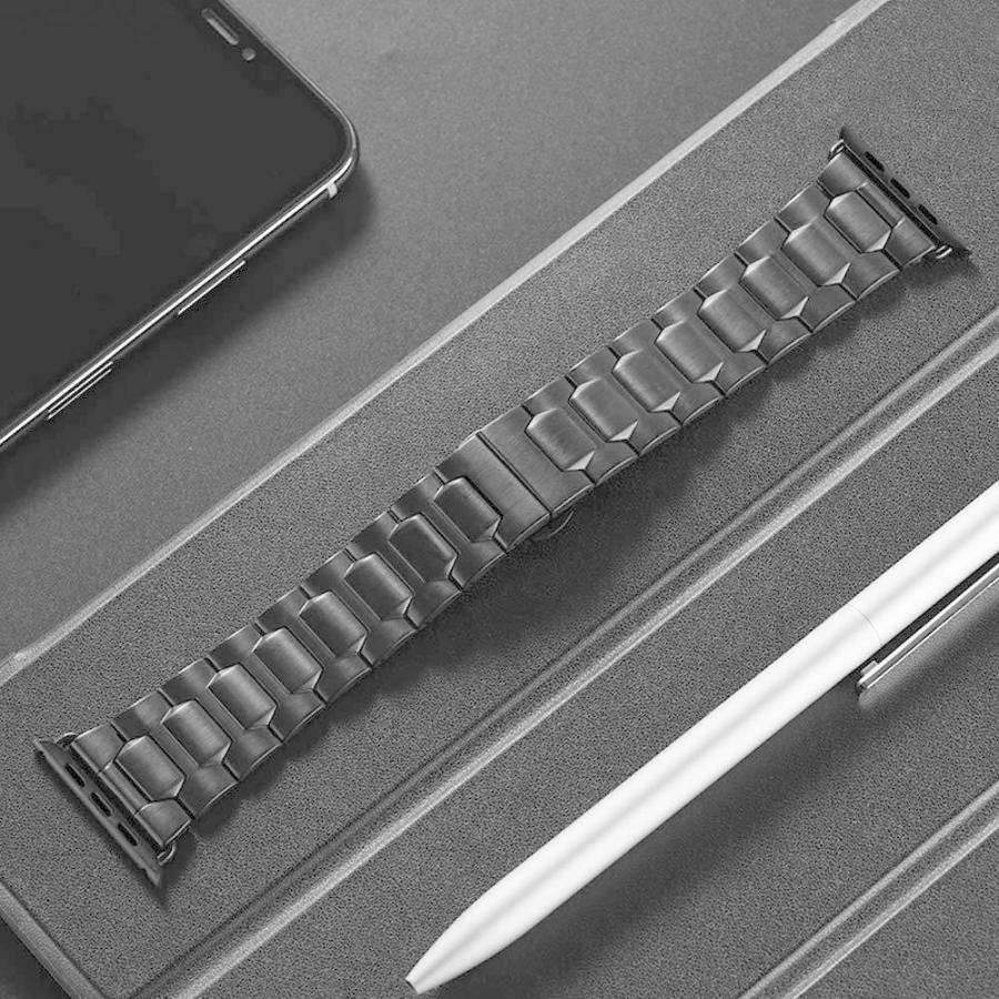 Apple Watch最新シーリズに対応 全シーリズ対応　金属ベルト高級ステンレス バンドプッシュ式 Ｄ バックル ビジネス風ストラップ |  | 09