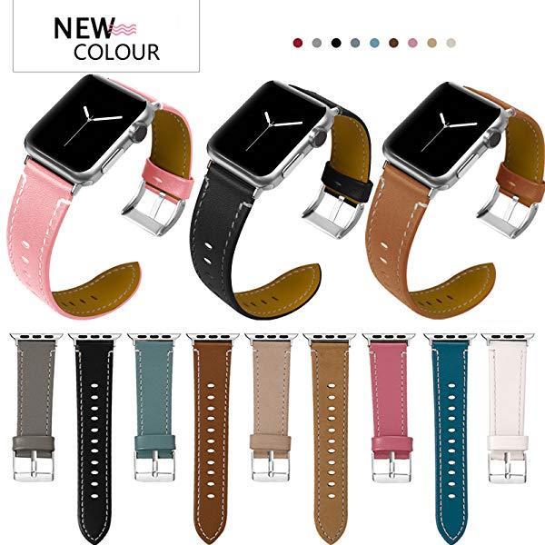 apple watch 本革ベルト ビジネススタイル アップルウォッチ革ベルトapple watch series6/SE/5/4/3/2/1 適用 | 