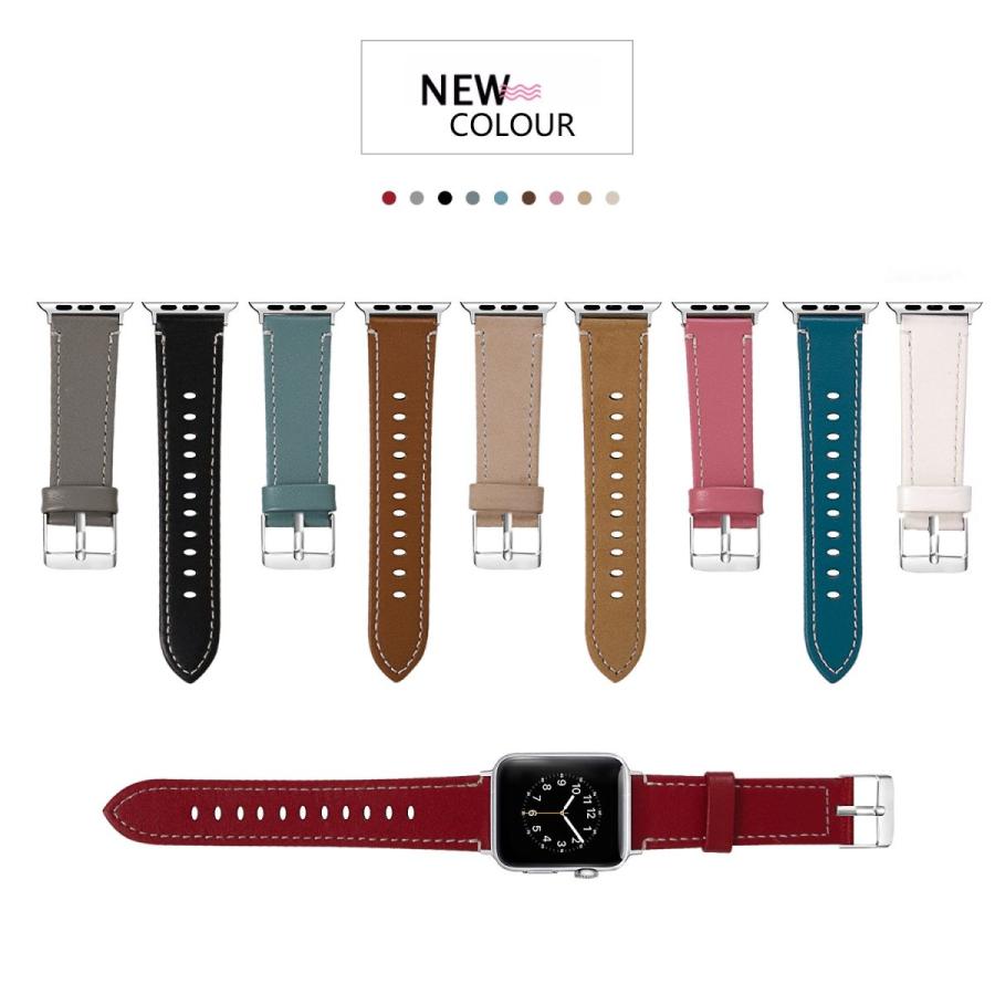 apple watch 本革ベルト ビジネススタイル アップルウォッチ革ベルトapple watch series6/SE/5/4/3/2/1 適用 |  | 09