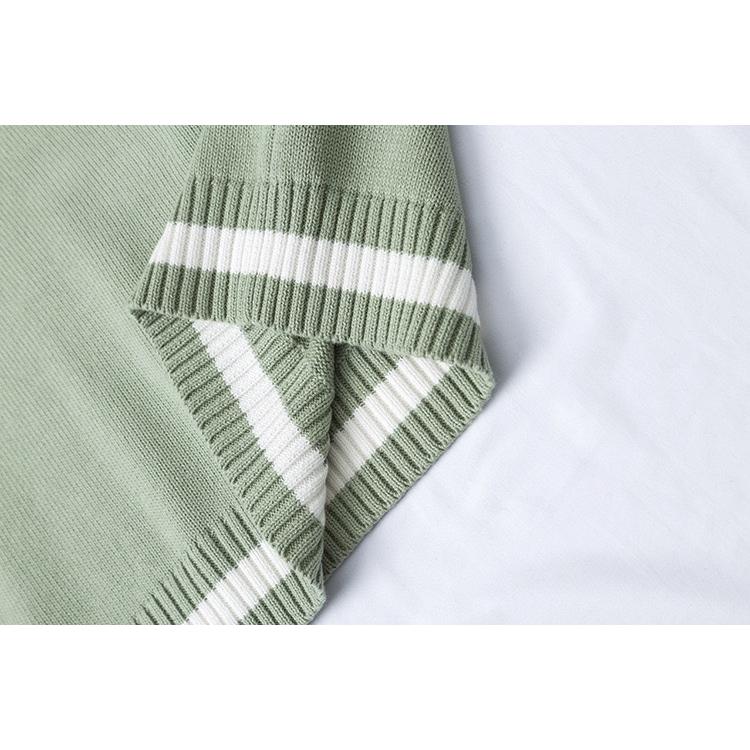 綿100%学生制服セーター Vネックスクールセーターライン入り |  | 15