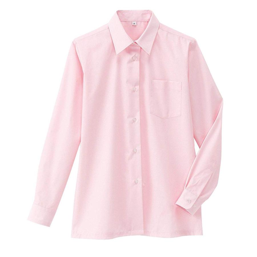 女子長袖半袖学生用カッターシャツ透けないYシャツ制服スクールシャツ無地 |  | 19