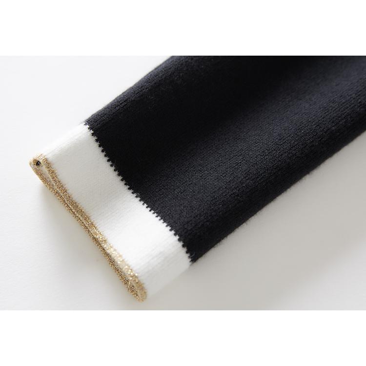 hopeshow ニットワンピース チュニック 着痩せ 体型カバー長袖 |  | 08