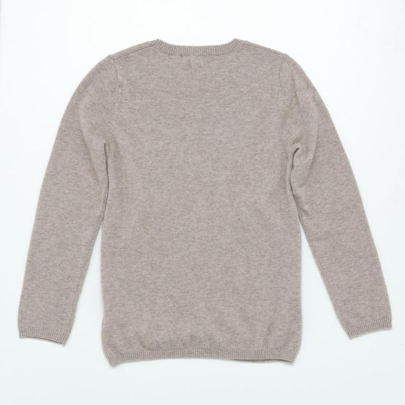 Deaier カシミヤ/ウール混クルーネックニットレディースセーター |  | 01