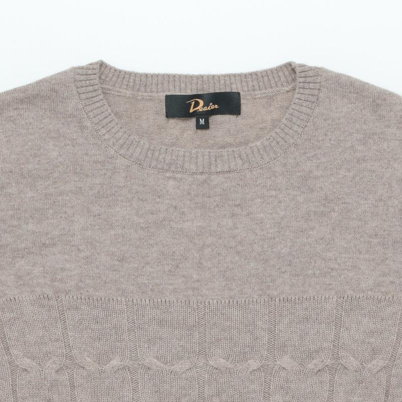 Deaier カシミヤ/ウール混クルーネックニットレディースセーター |  | 02