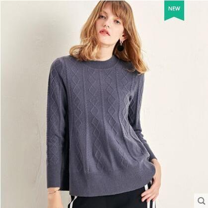 Deaier カシミヤ/ウール混クルーネックレディースニット/セーター |  | 01