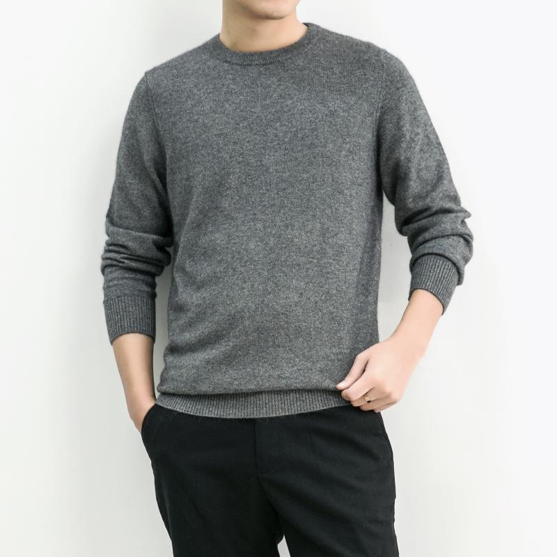 アンゴラウサギカシミヤ　メンズセーター　クールネック |  | 02