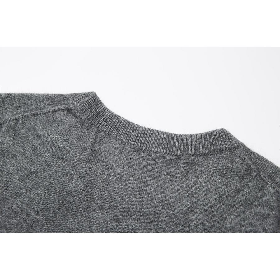 アンゴラウサギカシミヤ　メンズセーター　クールネック |  | 07