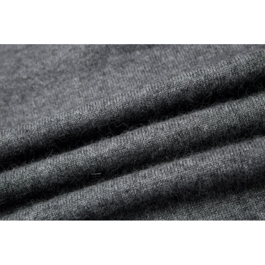 アンゴラウサギカシミヤ　メンズセーター　クールネック |  | 08