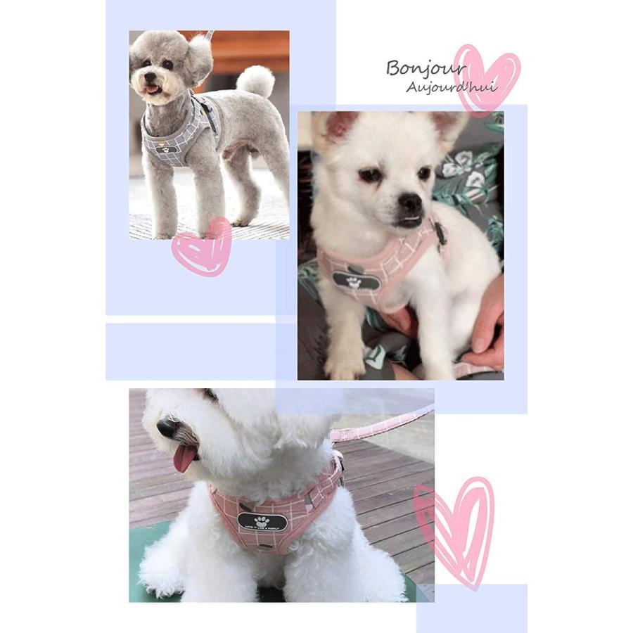 FRICH ペット用ハーネス 胴輪 リードセット反射機能付きベストエアメッシュ小型犬 超小型犬 子犬 猫 適用 |  | 10