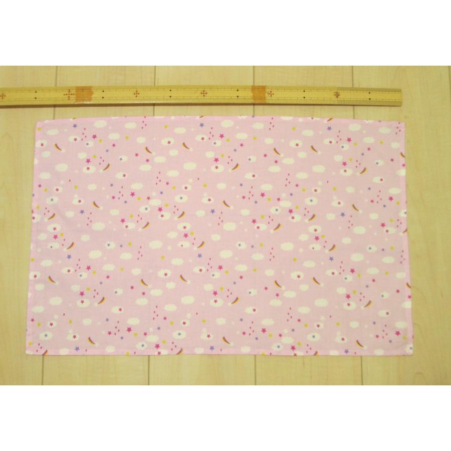 35×55サイズ大きい給食用ランチョンマット【ピンクにくも、星、しずく柄】 |  | 01