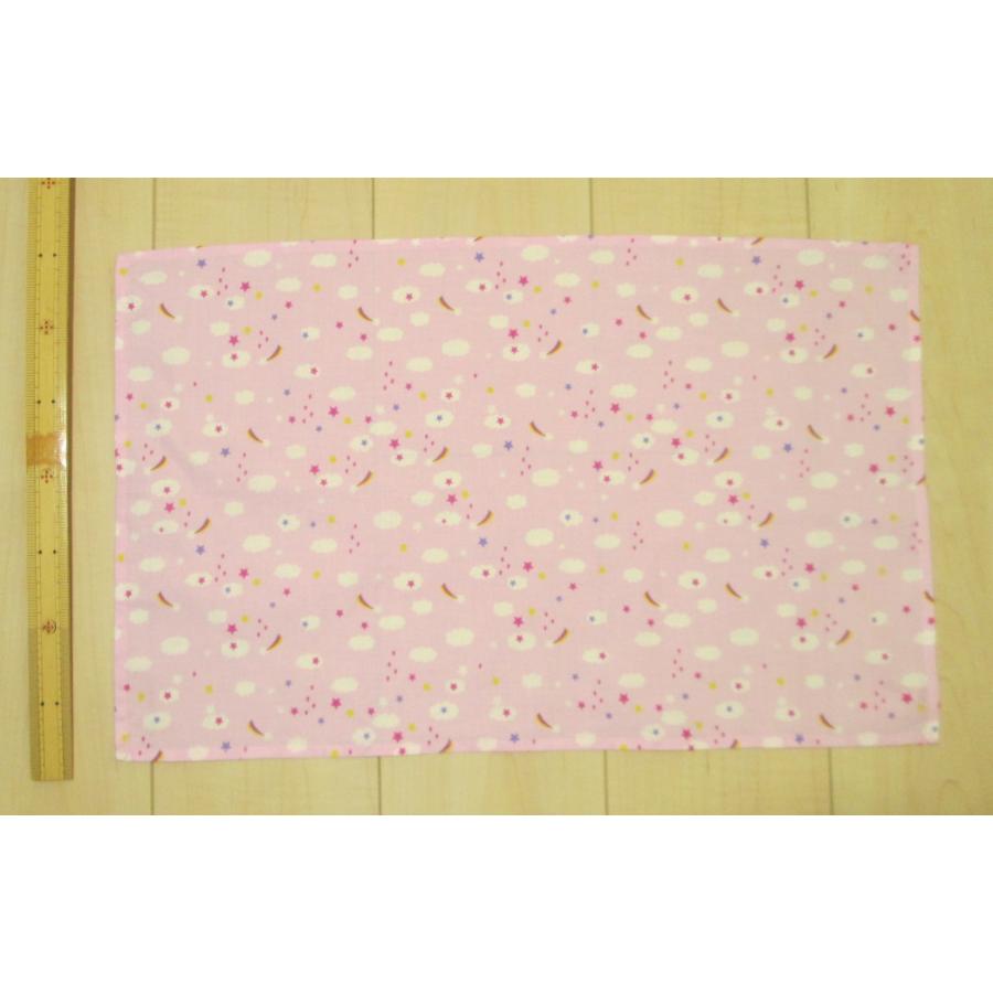 35×55サイズ大きい給食用ランチョンマット【ピンクにくも、星、しずく柄】 |  | 02