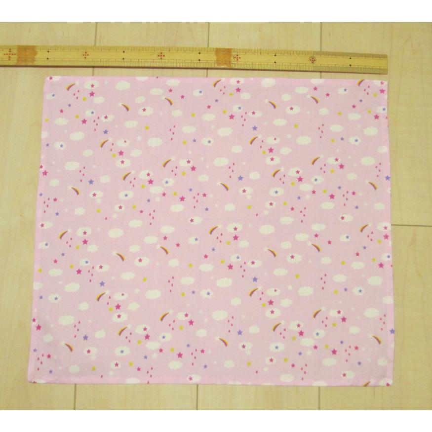 45×40サイズ小学校給食用ランチョンマット【ピンクにくも、星、しずく柄】 |  | 02