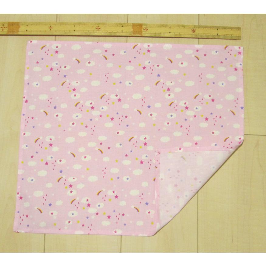 45×40サイズ小学校給食用ランチョンマット【ピンクにくも、星、しずく柄】 |  | 03
