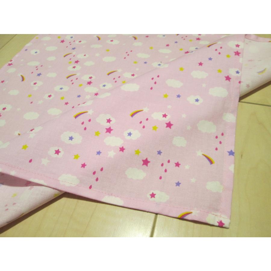 45×40サイズ小学校給食用ランチョンマット【ピンクにくも、星、しずく柄】 |  | 04