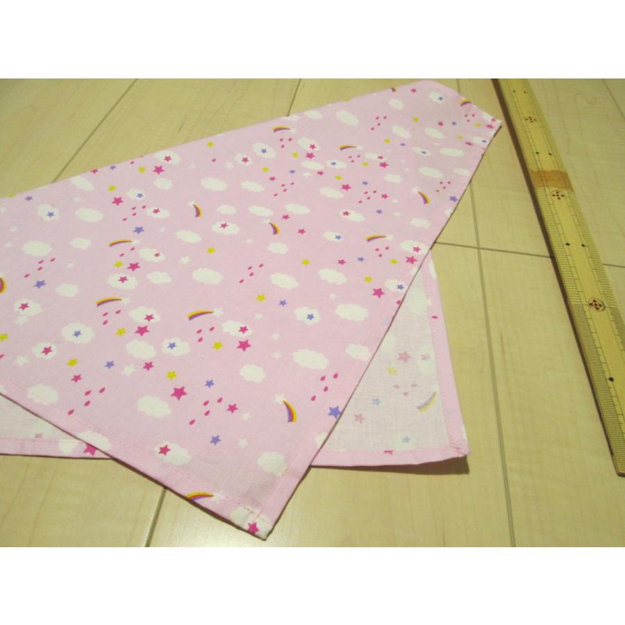 45×40サイズ小学校給食用ランチョンマット【ピンクにくも、星、しずく柄】 |  | 05