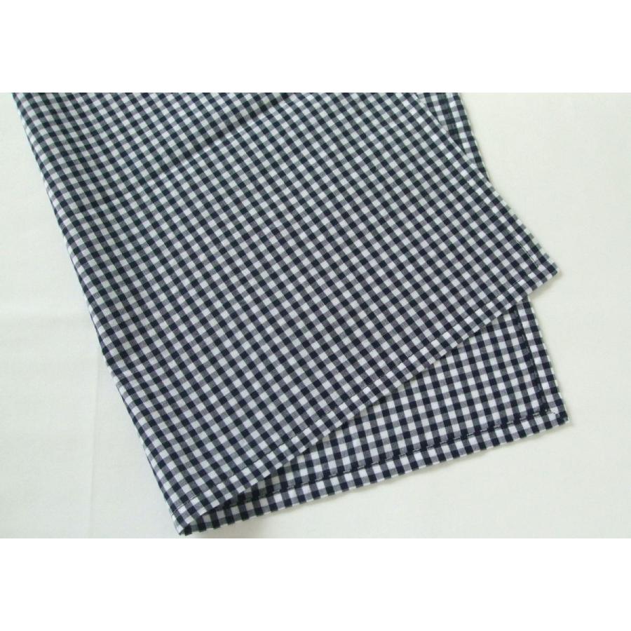 給食用綿ランチョンマット45×35【黒のギンガムチェック3.5mm】 |  | 03