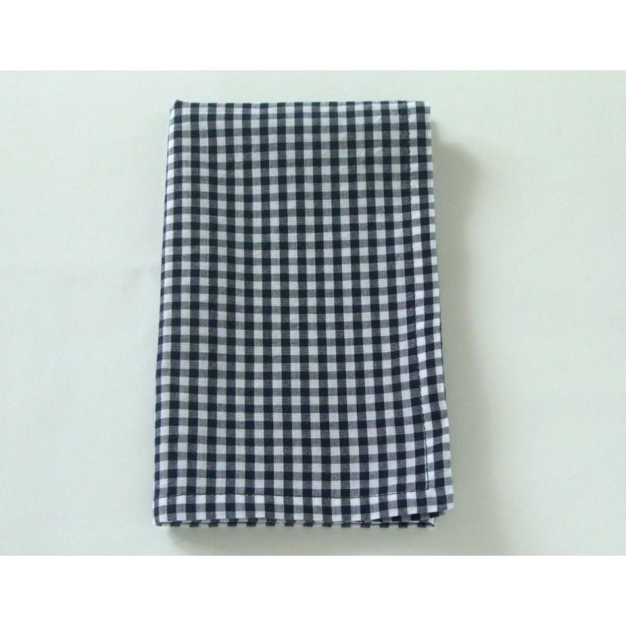 給食用綿ランチョンマット45×35【黒のギンガムチェック3.5mm】 |  | 04