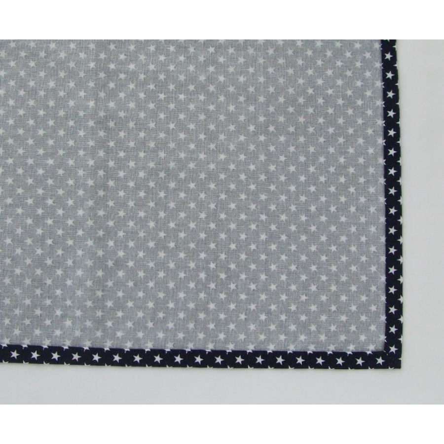 給食用ランチョンマット55×35【濃紺に白い星柄】 |  | 04