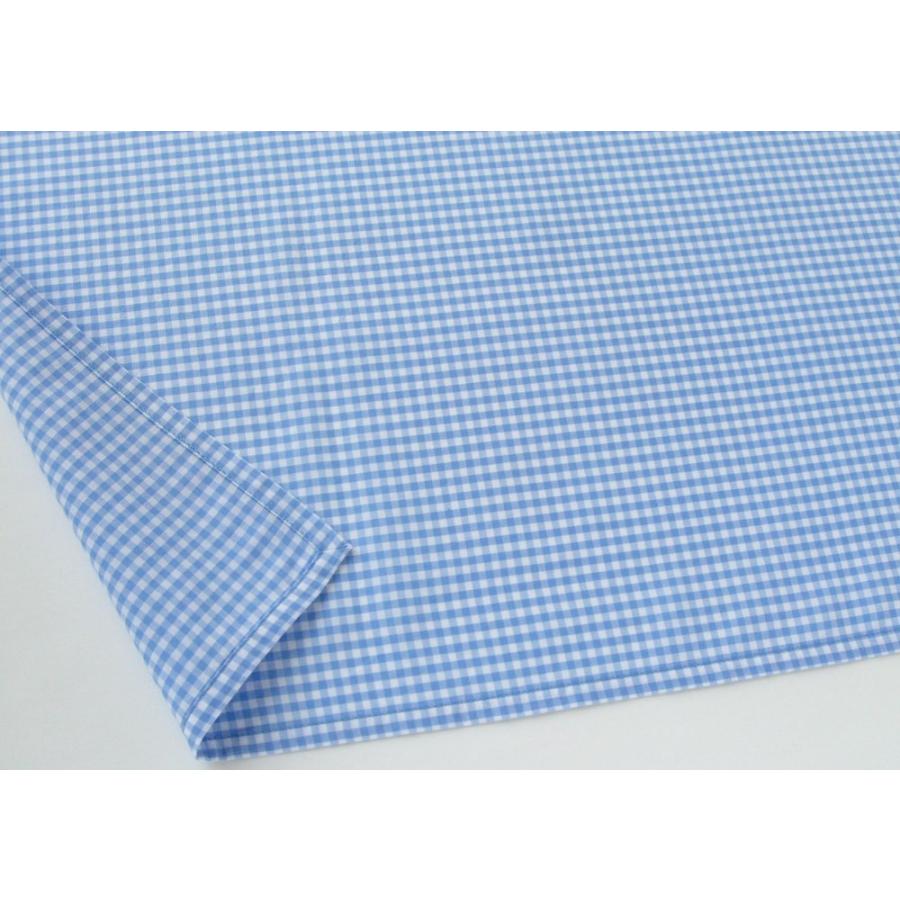 給食用ランチョンマット55×35【水色のギンガムチェック3.5mm】 |  | 01