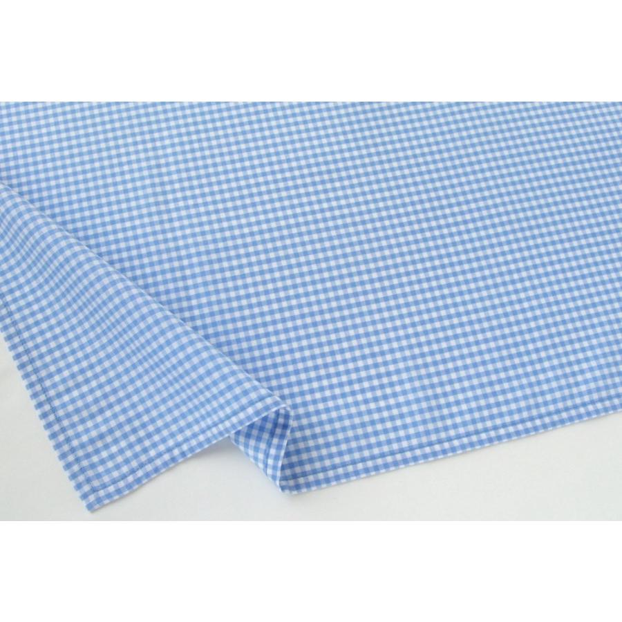 給食用ランチョンマット55×35【水色のギンガムチェック3.5mm】 |  | 02