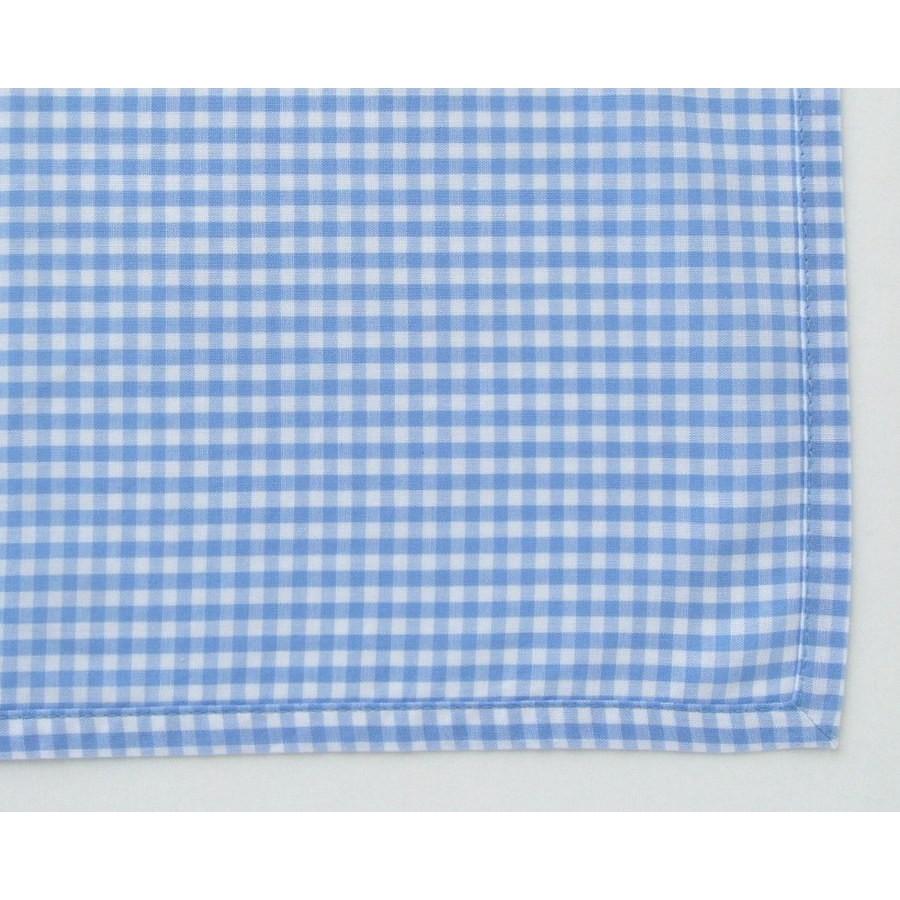 給食用ランチョンマット55×35【水色のギンガムチェック3.5mm】 |  | 04