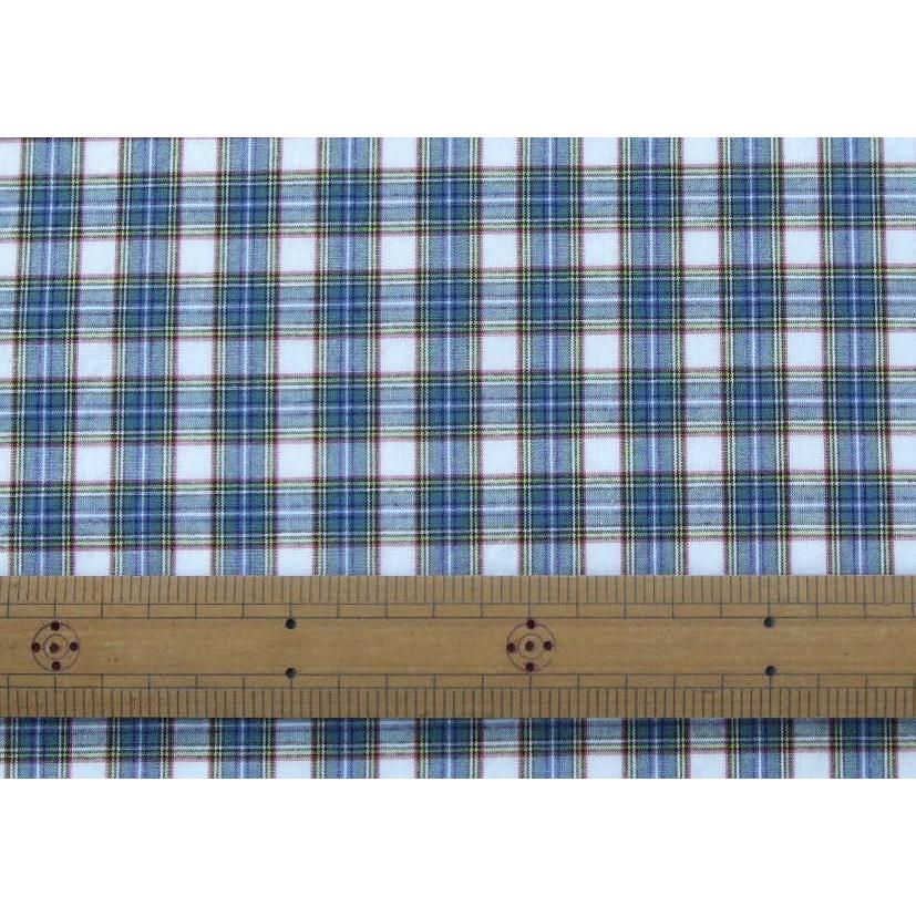 給食用ランチョンマット60×40【ブルーのチェック】綿・薄地 |  | 04