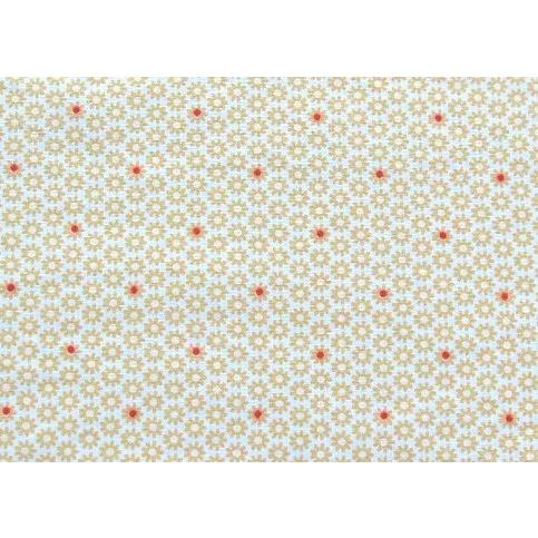 ランチョンマット30×20（A4サイズ）【オレンジのひまわり柄】綿 |  | 02