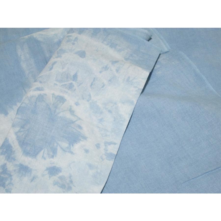 天然素材草木染めのさらし 抱っこ紐・おんぶ紐☆藍染め 絞り模様 インテリア 防災グッズにも　5ｍ きりっぱなしのさらし《B》 |  | 10