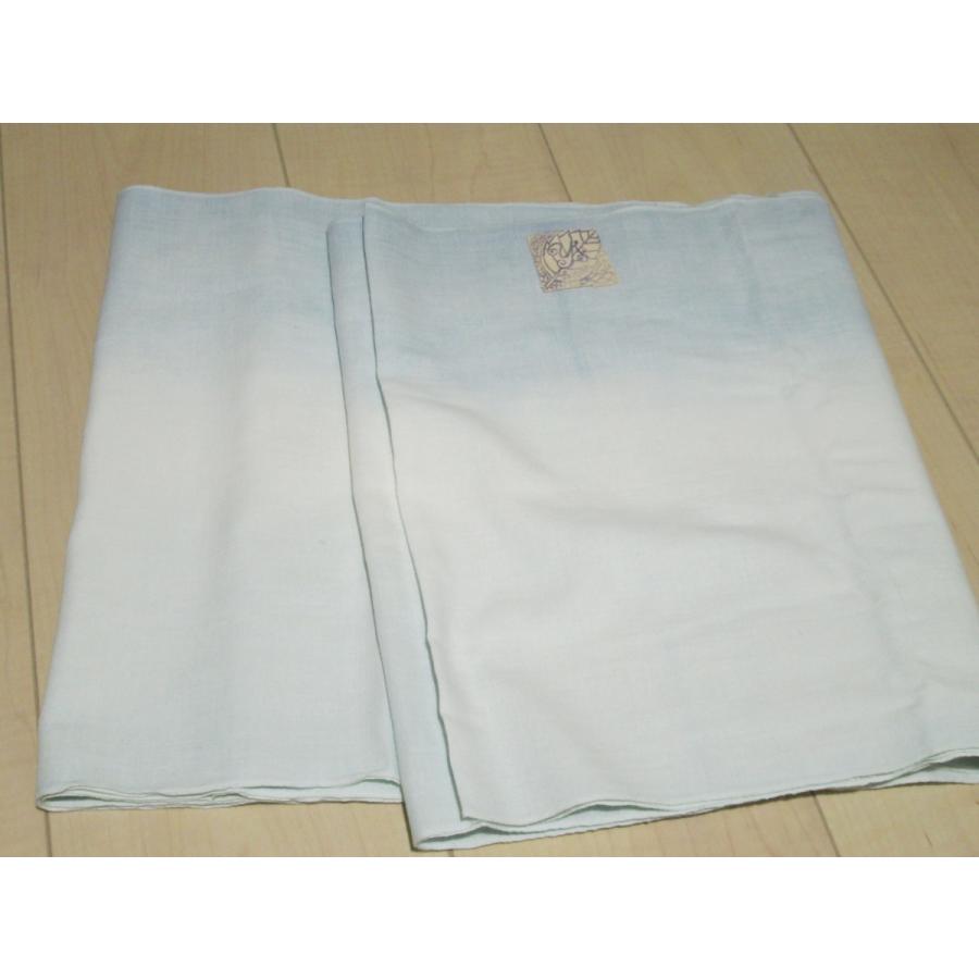天然素材草木染めのさらし 抱っこ紐・おんぶ紐☆藍染め 薄い水色 インテリア 防災グッズにも　5ｍ きりっぱなしのさらし《C》 |  | 08
