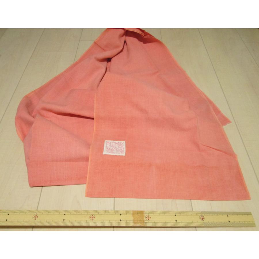 天然素材草木染めのさらし 抱っこ紐・おんぶ紐☆あかね染め あかね色インテリア 防災グッズにも　5ｍ きりっぱなしのさらし《D》 |  | 02