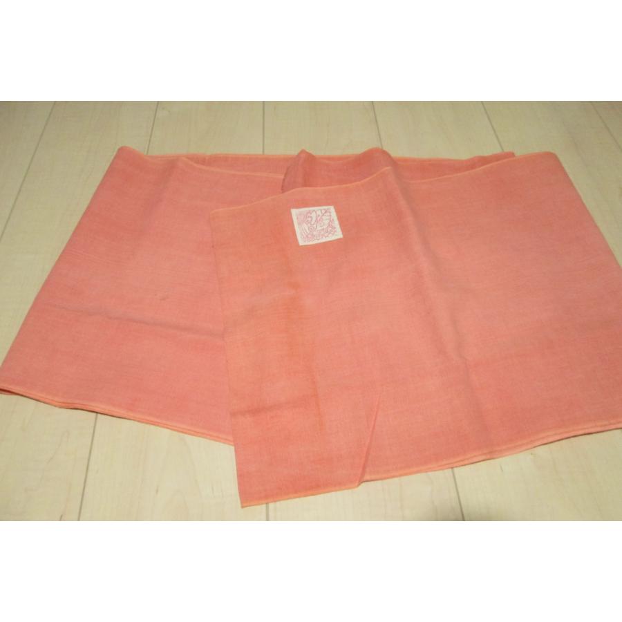 天然素材草木染めのさらし 抱っこ紐・おんぶ紐☆あかね染め あかね色インテリア 防災グッズにも　5ｍ きりっぱなしのさらし《D》 |  | 05