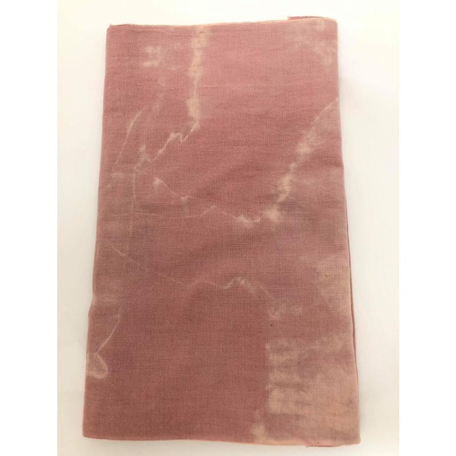 天然素材草木染めのさらし 抱っこ紐・おんぶ紐☆あかね染め 薄い紫ピンク インテリア 防災グッズにも　5ｍ きりっぱなしのさらし《E》 |  | 01