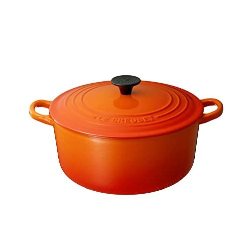 LE CREUSET 鋳鉄製 両手鍋 赤 約22cm Amazon｜【Amazon.co.jp 限定】ル・クルーゼ(Le Creuset) 鍋