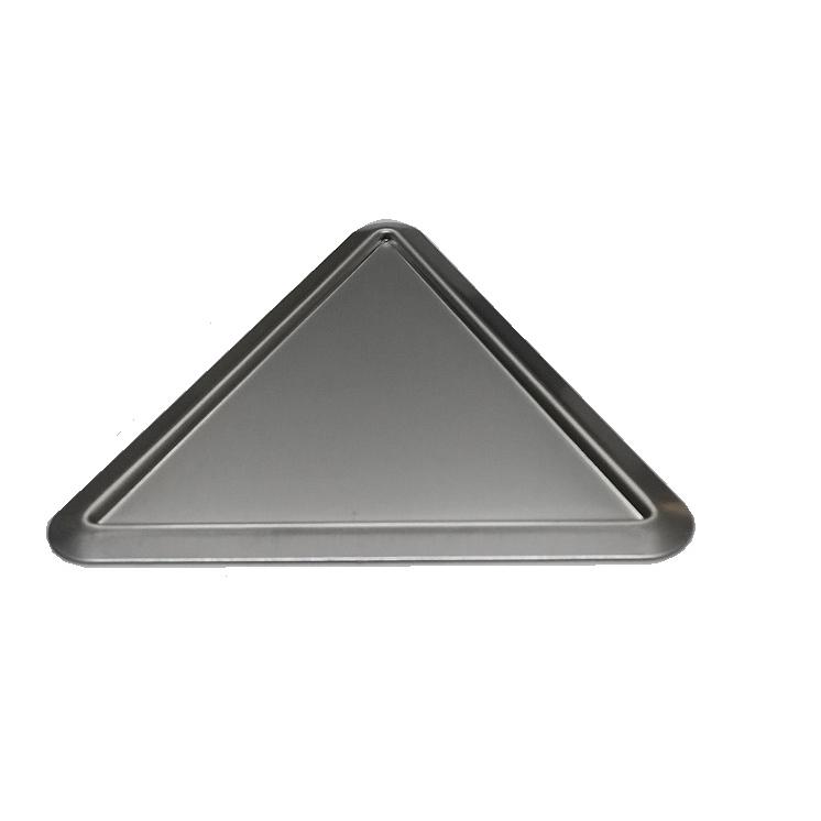 枠 （縁 ）付き ステンレス板 三角 外寸 120mm×120mm×110mm 内寸 103mm