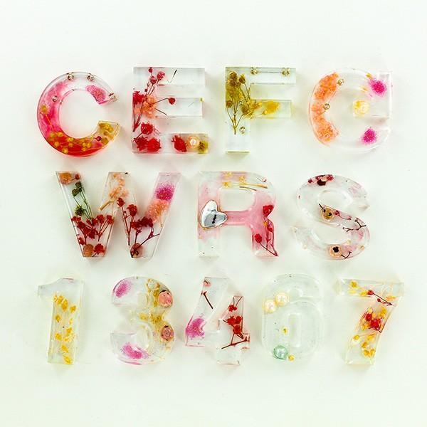 ハーバリウム エポキシ樹脂 クリスタルアートリウム レジン シリコン型 アルファベットセット プリザーブドフラワー花材アミファ 通販 Yahoo ショッピング