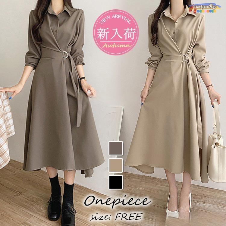 R秋服スーツ女性ファッション気質長袖ワンピース2着着やせF R秋服スーツ女性ファッション気質長袖ワンピース2着着やせF