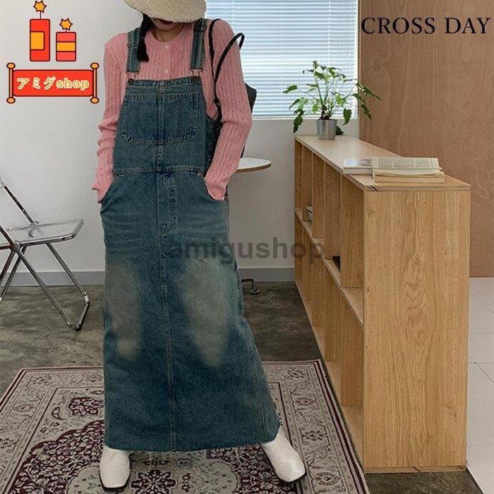 正規逆輸入品 レディース ワンピース 春 スリット入り サロペット サロペットワンピース デニム ジャンスカ ジャンパースカート ロングワンピース デニムワンピース ワンピース ご注意 お届け方法によって納期が違います Zippybroadband Com