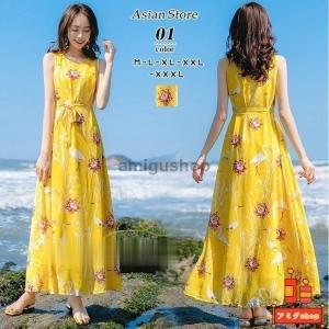 激安 激安特価 送料無料 夏ワンピース リゾートワンピース レディース 40代ワンピース 春夏新作 マキシ丈ワンピース 花柄ロング丈ワンピ ゆったり オシャレ通勤 上品 着痩せ エレガント Aynaelda Com