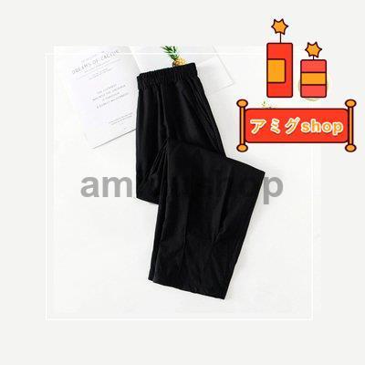 ワイドパンツ レディース クロップド ホワイト ブラック ベージュ チノパン きれいめ シンプル 春夏 Hl0303 Mn636 アミグshop 通販 Yahoo ショッピング