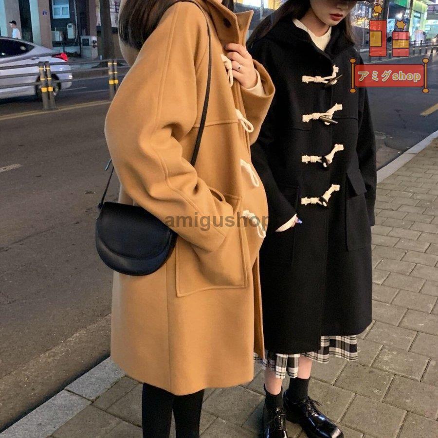 100 安い シンプル ロング アウター レディース ダッフルコート フェミニン 秋冬 カジュアル ルーズ 可愛い その他コート アウター サイズ 色 Fベージュ Lade Imtest Se