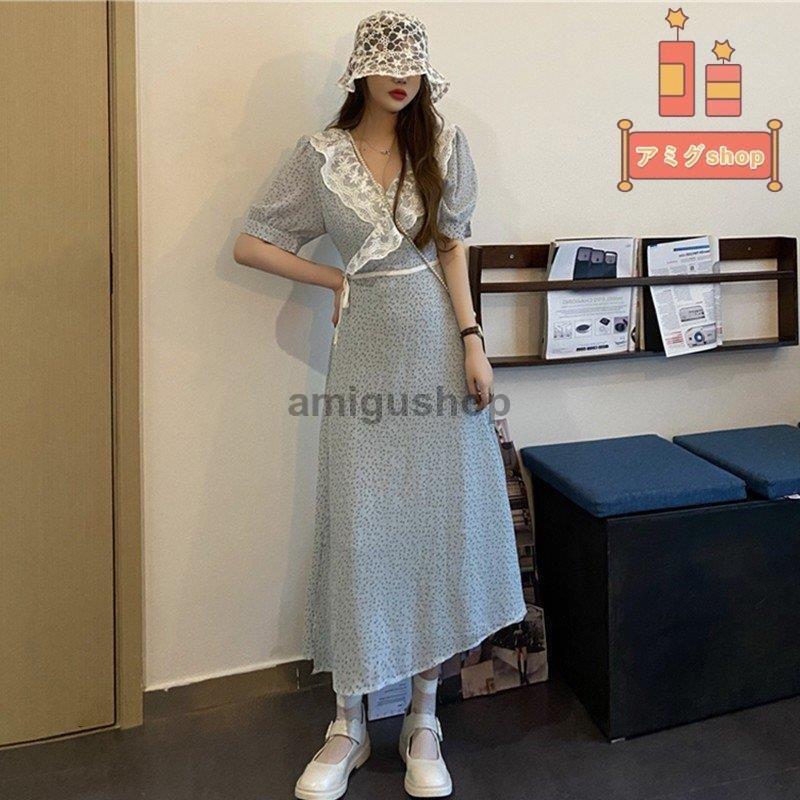 人気商品ランキング レトロ フリル レース シャツ 半袖 レディース ミモレワンピース フェミニン 春夏秋 透け 可愛い ワンピース サイズ 色 Xl写真参照 Www Truckproffs Se