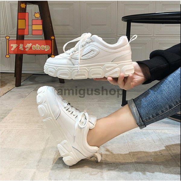 スニーカー 白 レディース おしゃれ 40代 30代 厚底 4cm身長up 疲れない カップルシューズ 韓国 通勤靴 カジュアル 軽量 美脚 おしゃれ 春 夏 秋 冬 21新作 D4igdrwhaz レディースファッション Pci Edu Pe