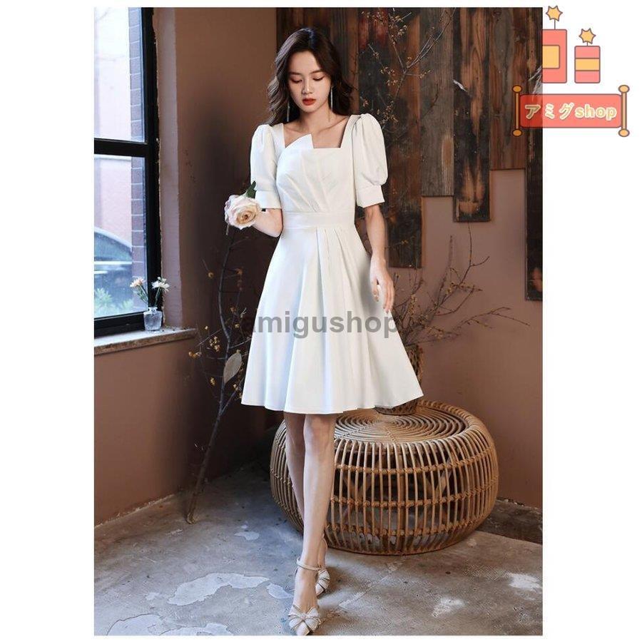 国内初の直営店 ウエディングドレス パーティードレス お呼ばれ ミディアム丈ドレス 卒業式 ナイトドレス 成人式 代 30代 40代 結婚式 Aラインワンピース おしゃれ パーティドレス ご注意 お届け方法によって納期が違います Fundacjabirn Pl