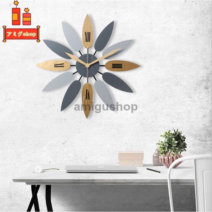 壁掛け時計 掛け時計 かけ時計 おしゃれ 壁飾り 北欧 おしゃれ ウォールクロック プレゼント ギフト 北欧芸術風 A18 Lz0217 Ss350 アミグshop 通販 Yahoo ショッピング