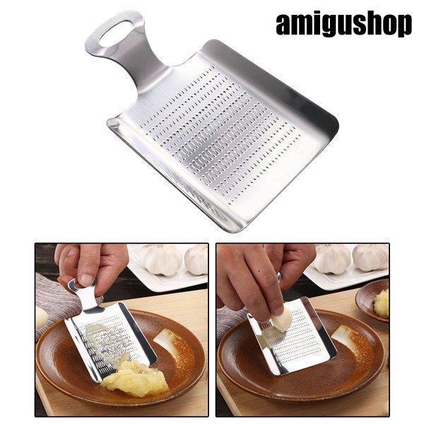 おろし器 おろし金 にんにく 生姜 わさび 薬味 ステンレス製 キッチンツール にんにくおろし器 研削用 | ブランド登録なし | 05