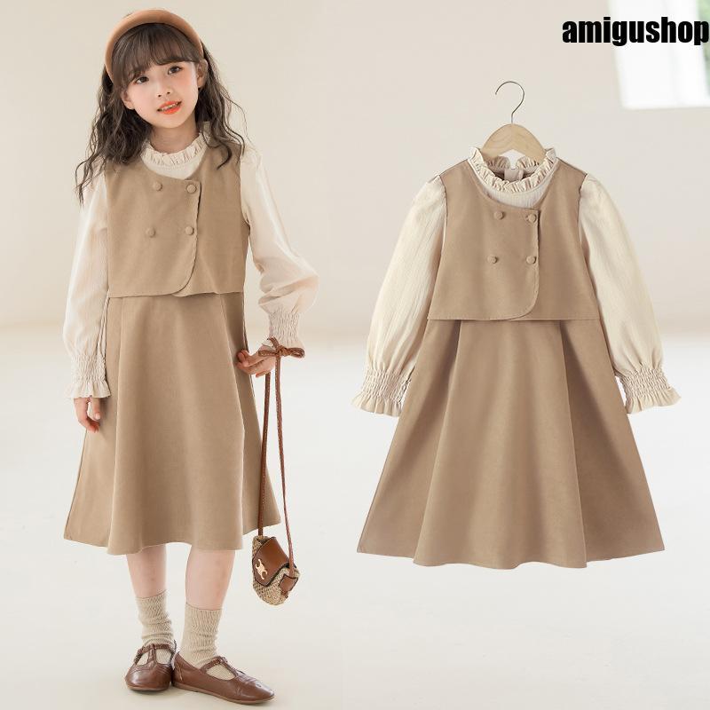 イル グッフォ/IL GUFO]140cm 長袖ワンピース 黒 チョーカー付【中古 